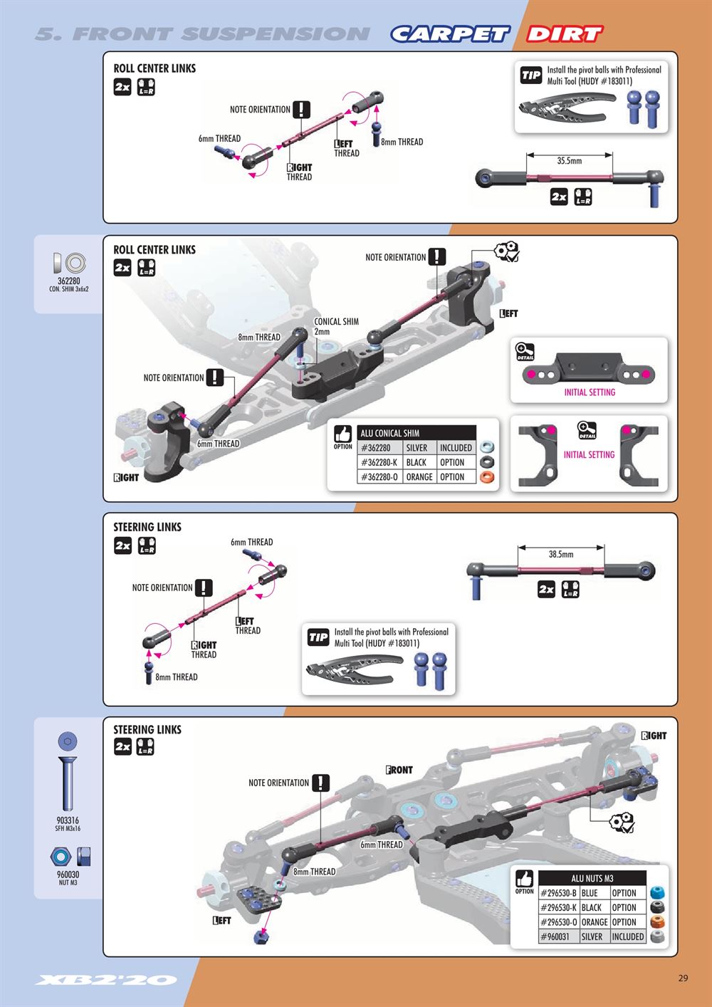 Xray - XB2D 2020 (XB2D'20) - Manual - Page 29