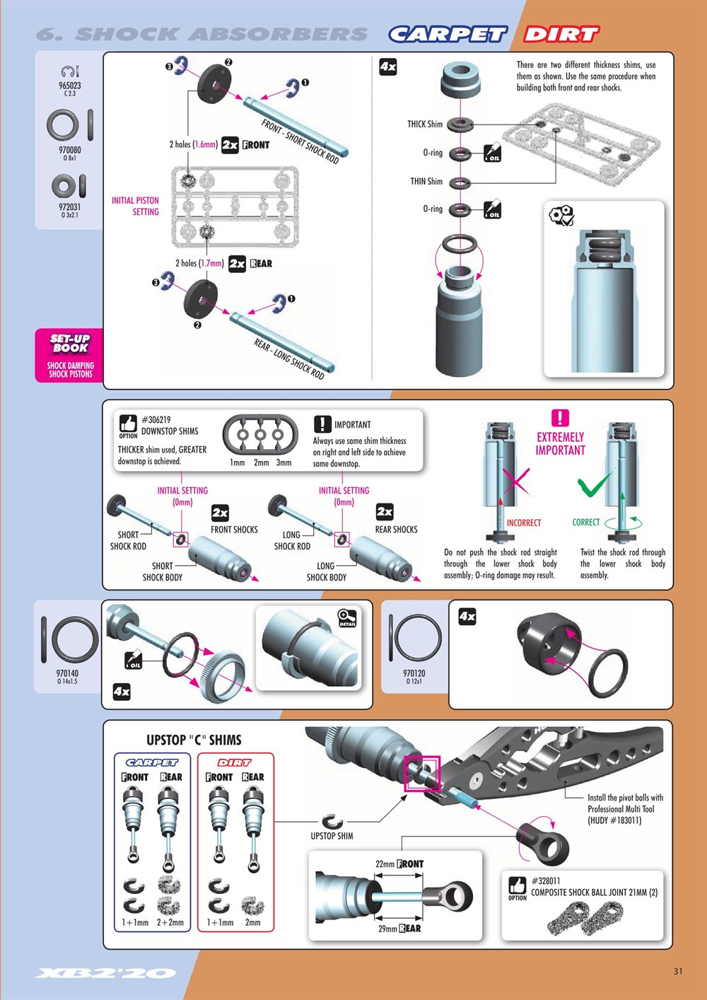 Xray - XB2D 2020 (XB2D'20) - Manual - Page 31