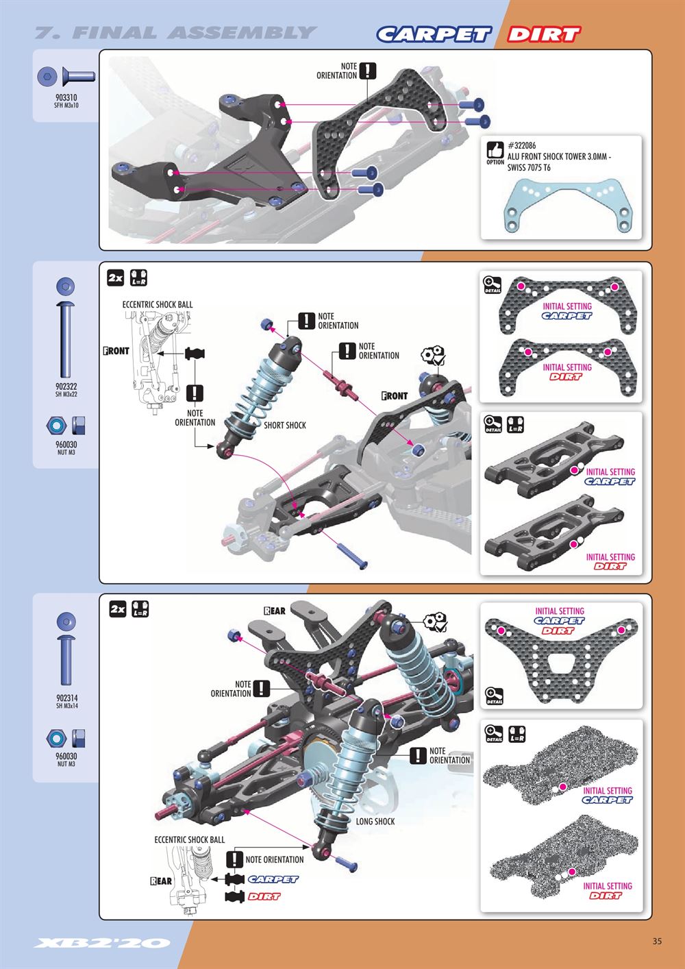 Xray - XB2D 2020 (XB2D'20) - Manual - Page 35