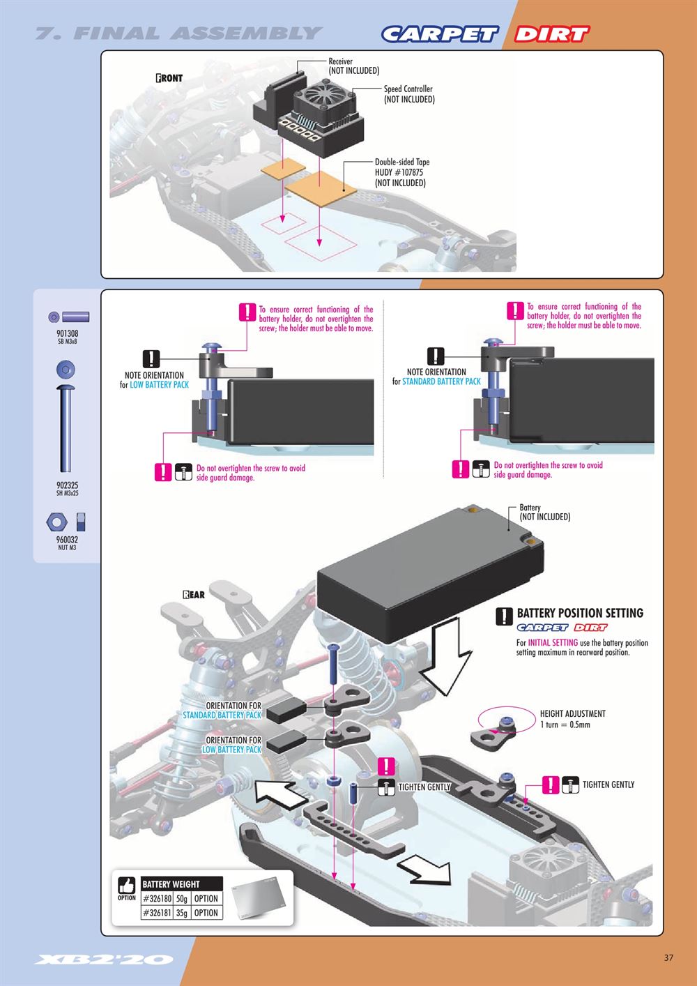 Xray - XB2D 2020 (XB2D'20) - Manual - Page 37