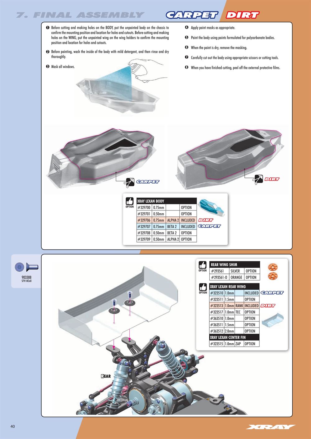 Xray - XB2D 2020 (XB2D'20) - Manual - Page 40
