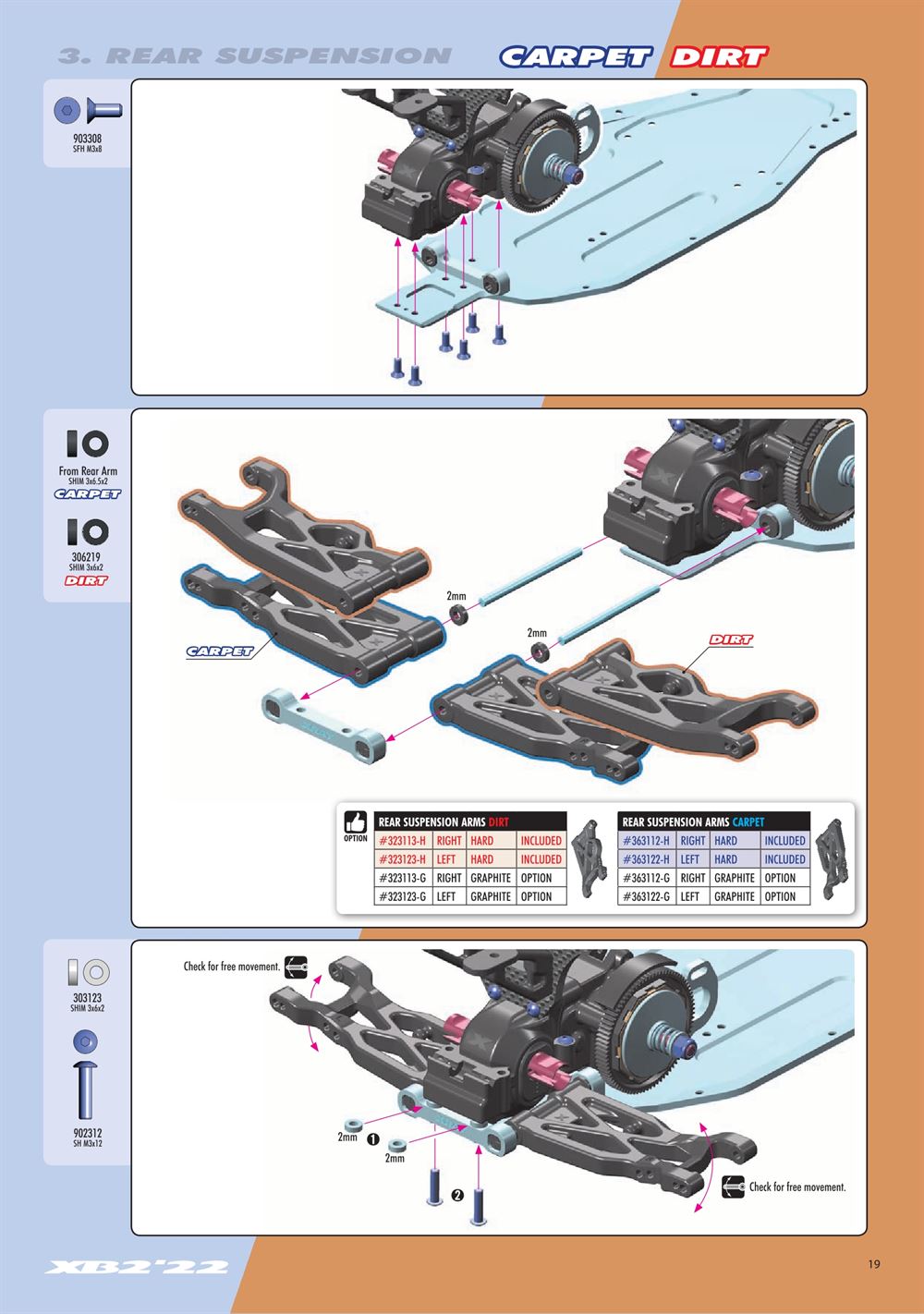 Xray - XB2D 2022 (XB2D'22) - Manual - Page 19