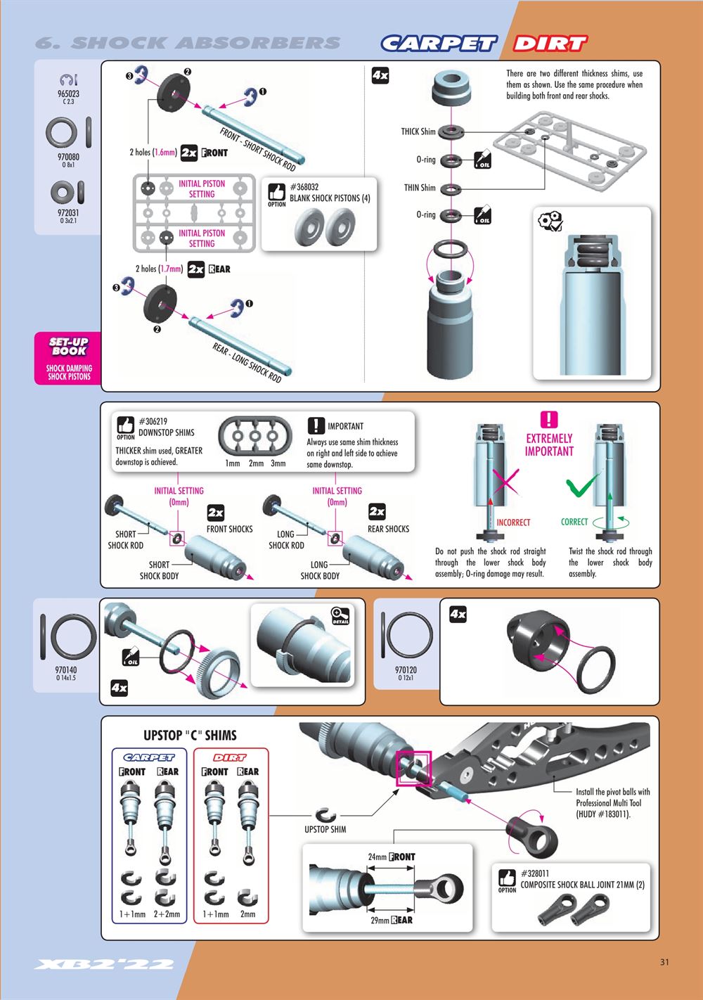 Xray - XB2D 2022 (XB2D'22) - Manual - Page 31