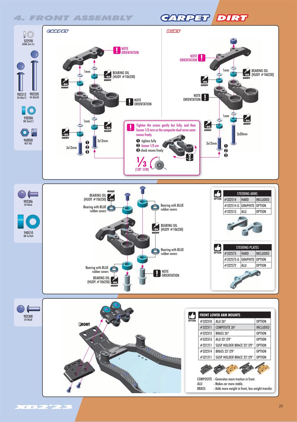 Xray - XB2D 2023 (XB2D'23) - Manual - Page 25