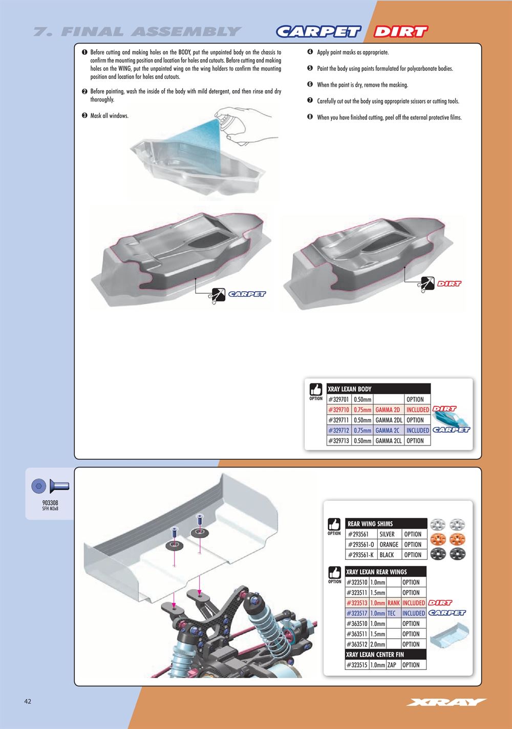 Xray - XB2D 2023 (XB2D'23) - Manual - Page 42