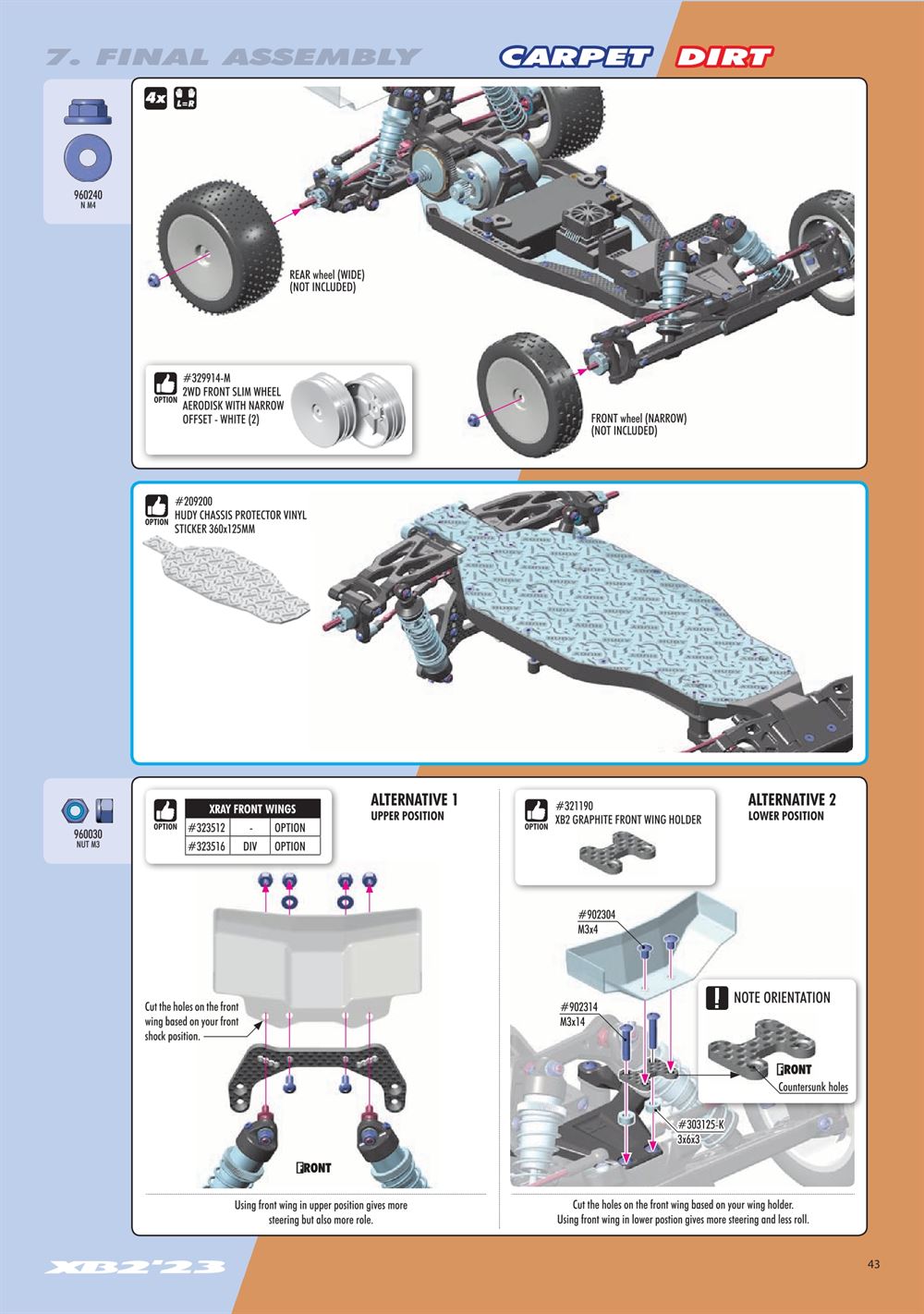 Xray - XB2D 2023 (XB2D'23) - Manual - Page 43
