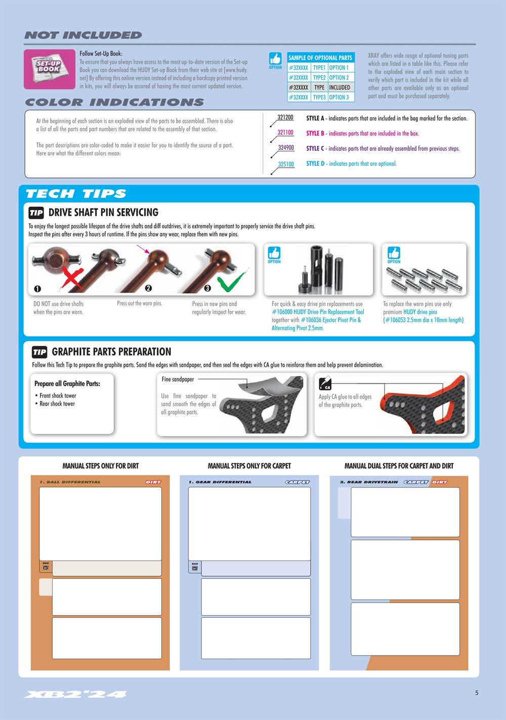 Xray - XB2D 2024 (XB2D'24) - Manual - Page 5