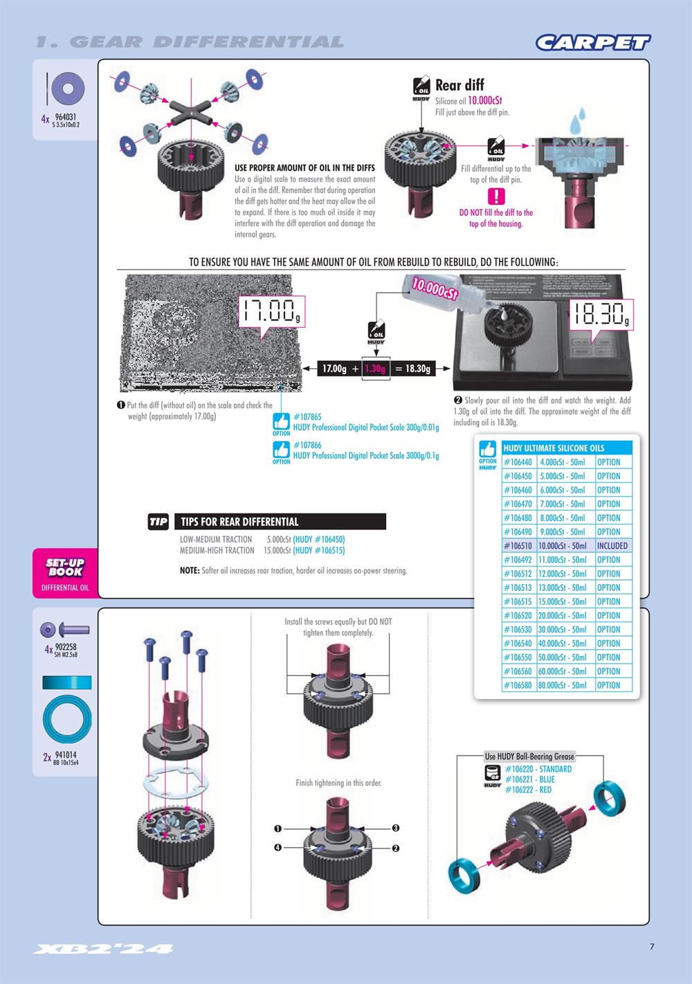 Xray - XB2D 2024 (XB2D'24) - Manual - Page 7