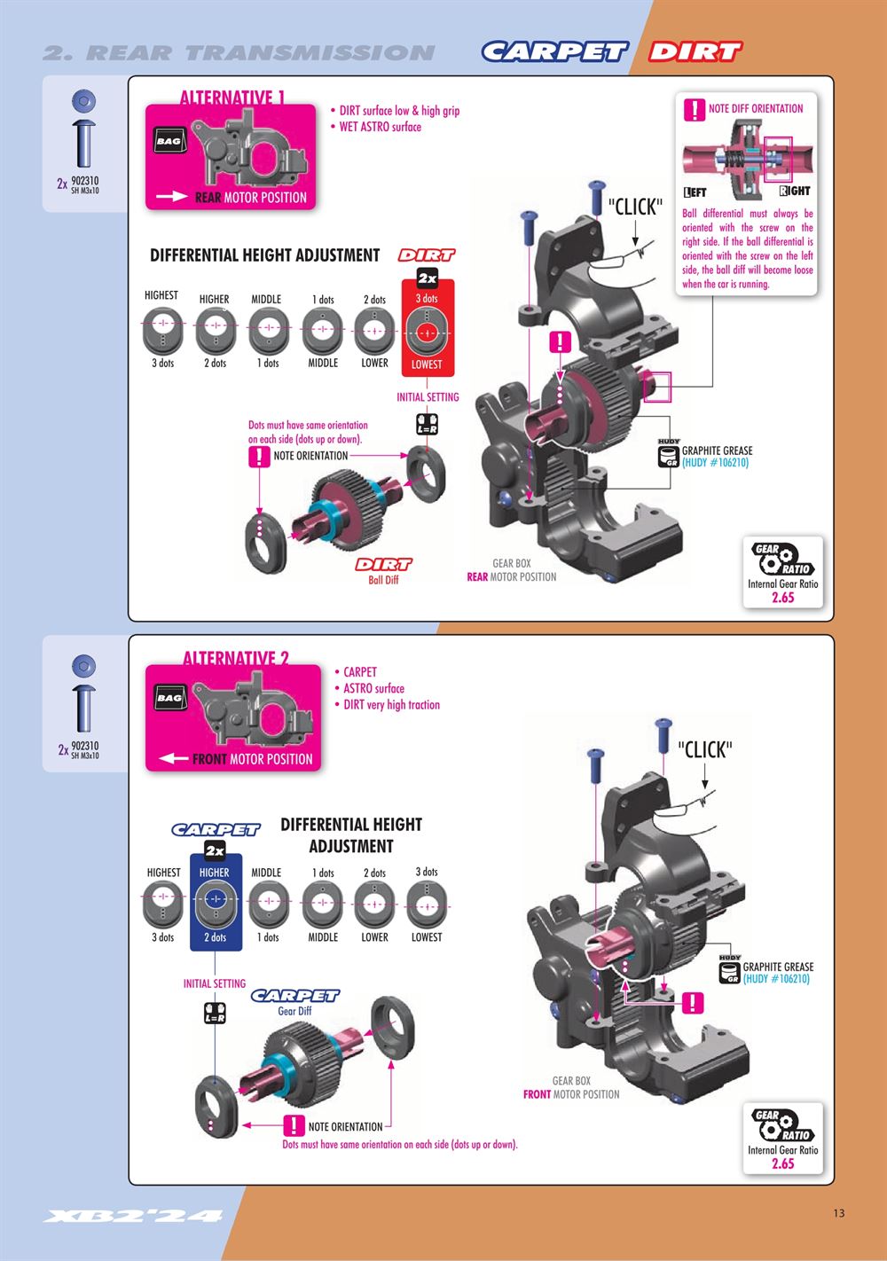 Xray - XB2D 2024 (XB2D'24) - Manual - Page 13