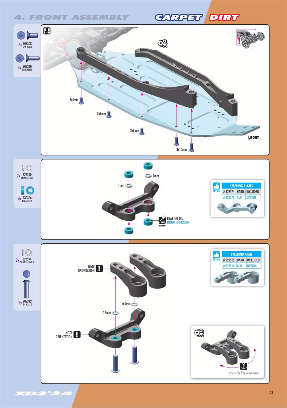 Xray - XB2D 2024 (XB2D'24) - Manual - Page 23
