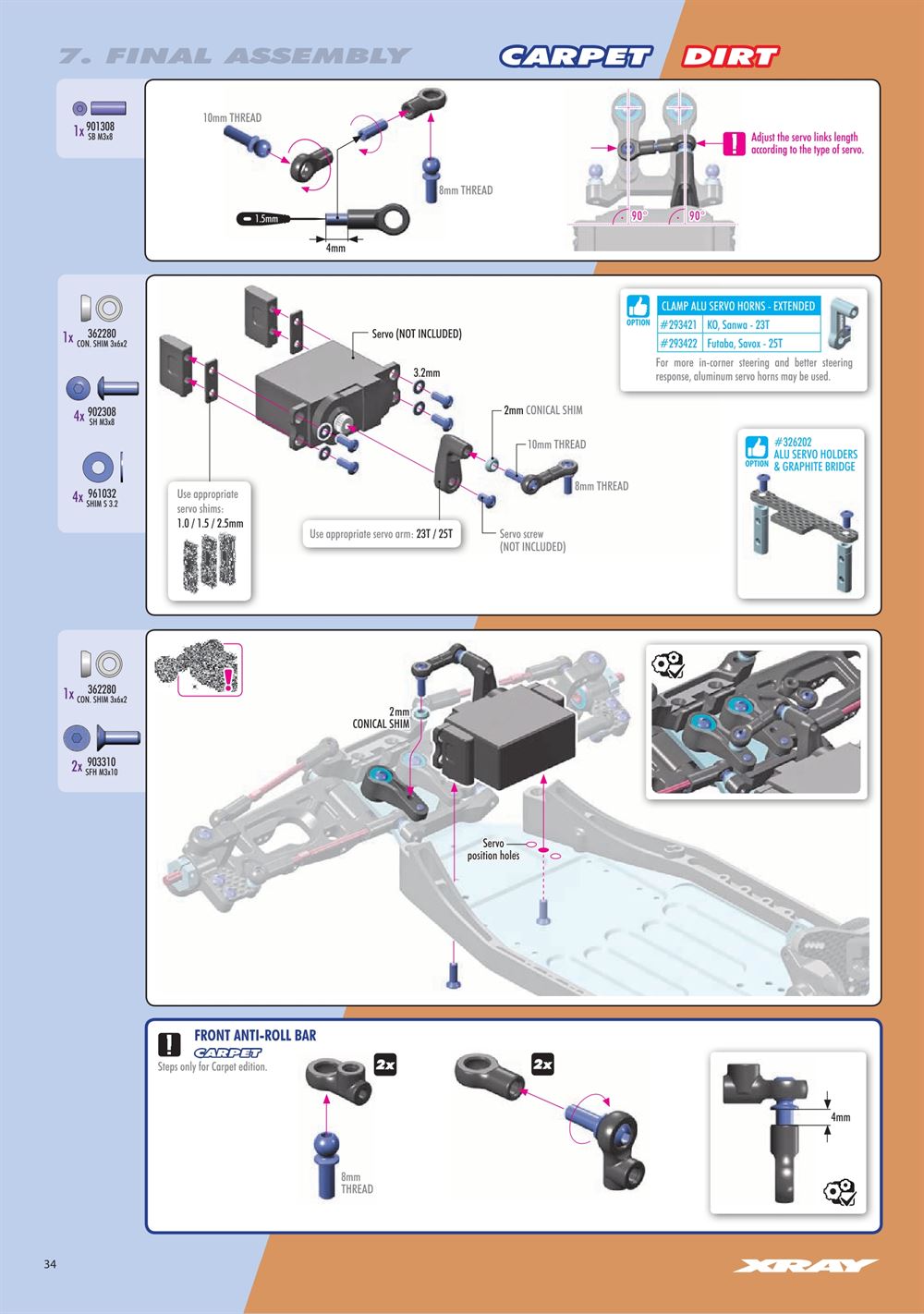 Xray - XB2D 2024 (XB2D'24) - Manual - Page 34