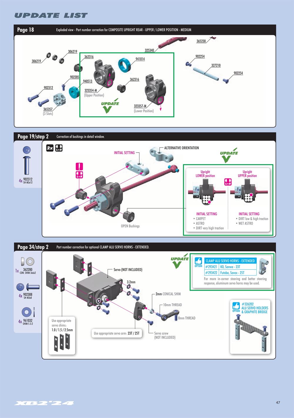 Xray - XB2D 2024 (XB2D'24) - Manual - Page 47