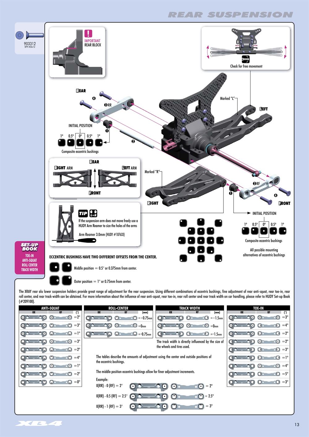 Xray - XB4 2012 (XB4'12) - 4WD - Manual - Page 13
