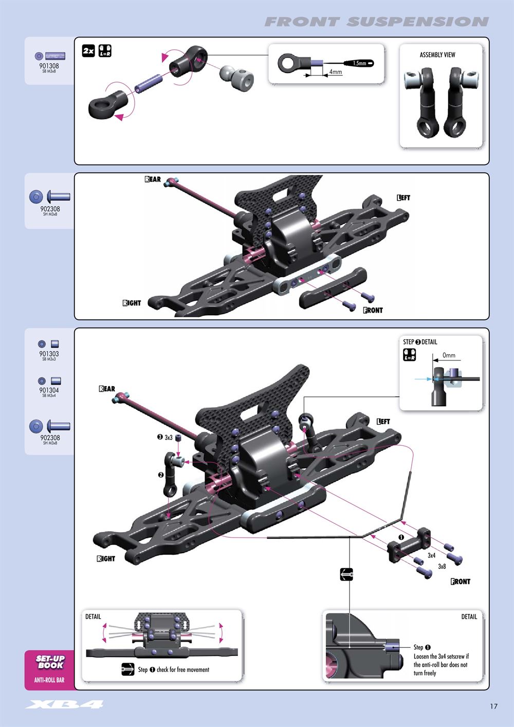Xray - XB4 2012 (XB4'12) - 4WD - Manual - Page 17