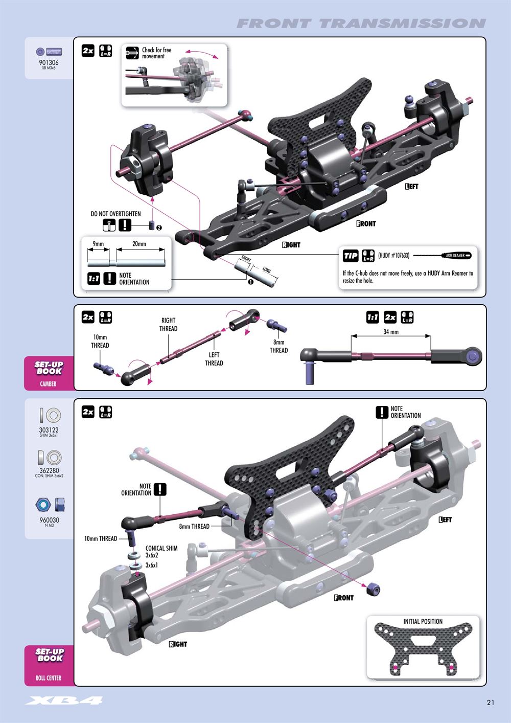 Xray - XB4 2012 (XB4'12) - 4WD - Manual - Page 21