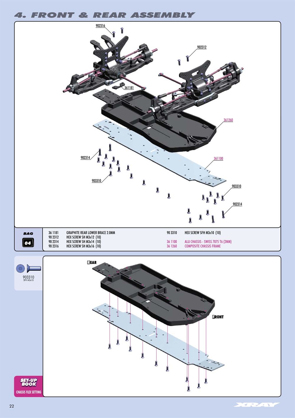 Xray - XB4 2012 (XB4'12) - 4WD - Manual - Page 22
