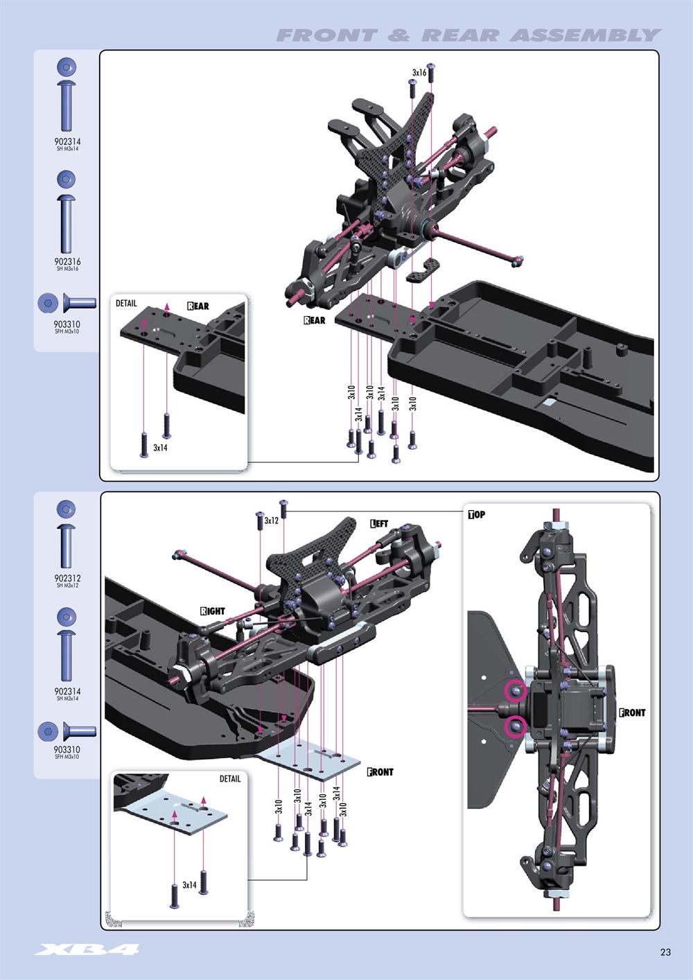 Xray - XB4 2012 (XB4'12) - 4WD - Manual - Page 23