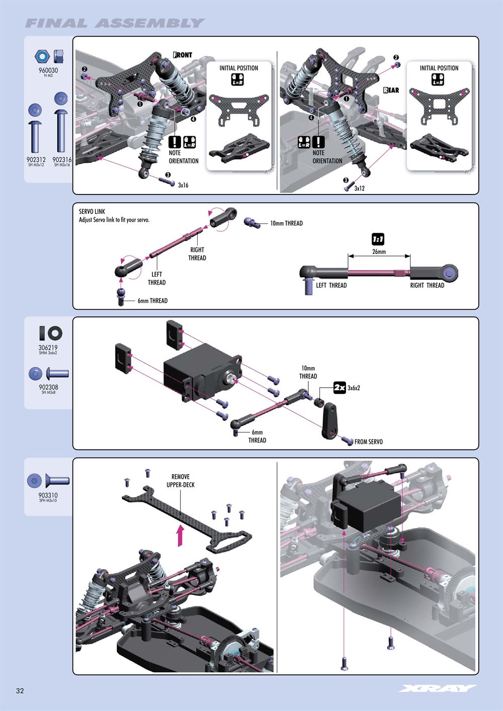 Xray - XB4 2012 (XB4'12) - 4WD - Manual - Page 32