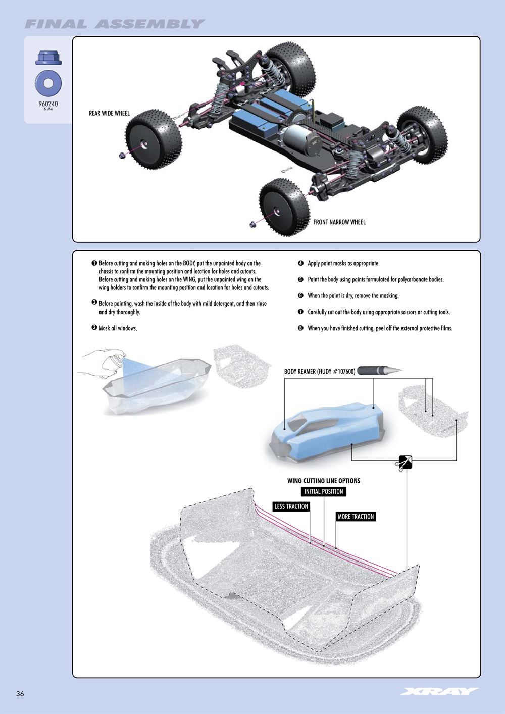 Xray - XB4 2012 (XB4'12) - 4WD - Manual - Page 36