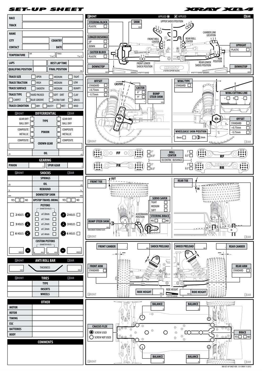 Xray - XB4 2012 (XB4'12) - 4WD - Manual - Page 39