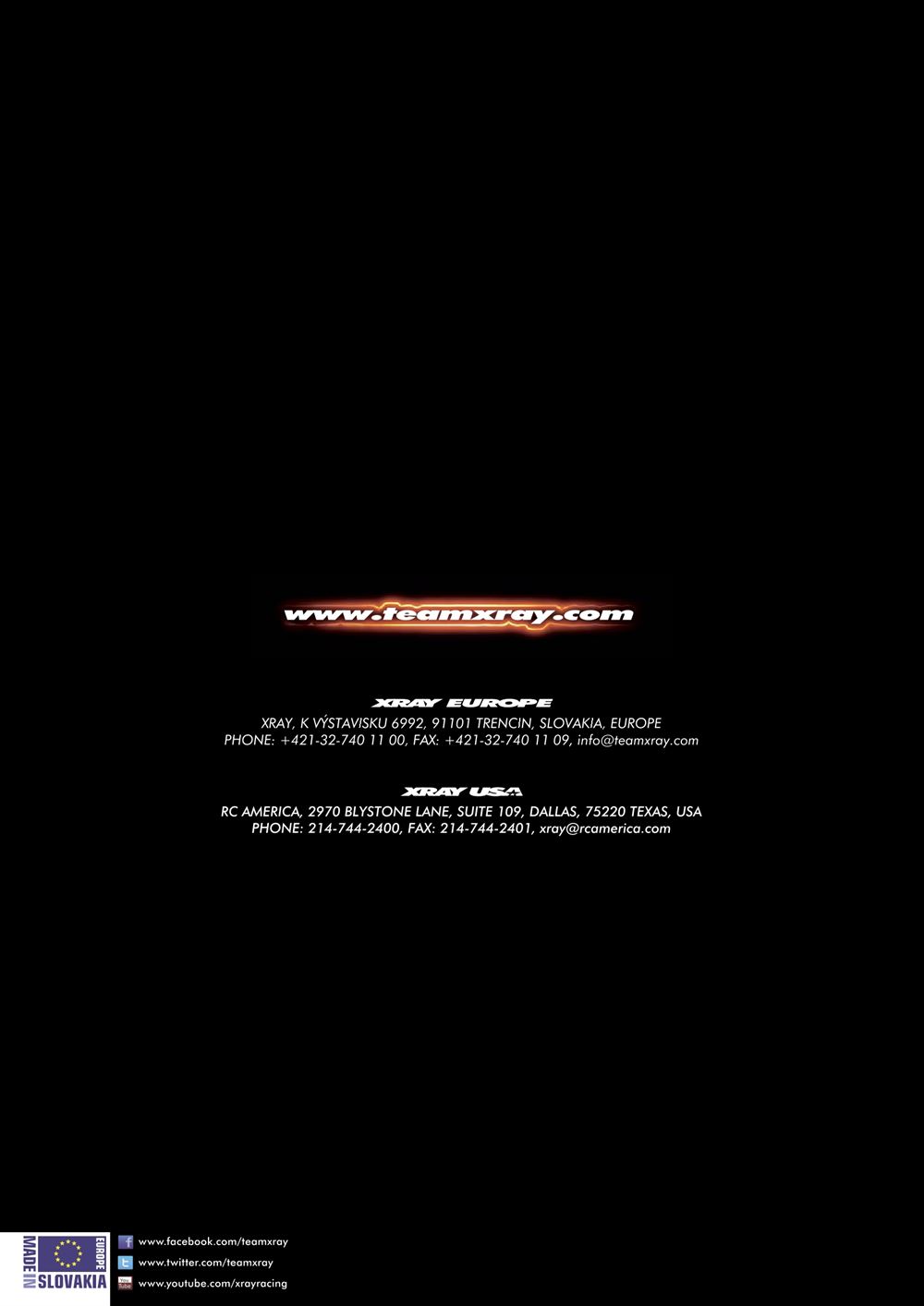 Xray - XB4 2012 (XB4'12) - 4WD - Manual - Page 40