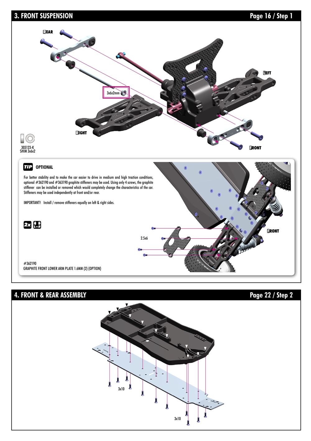 Xray - XB4 2014 (XB4'14) - 4WD - Supplementary Manual - Page 3