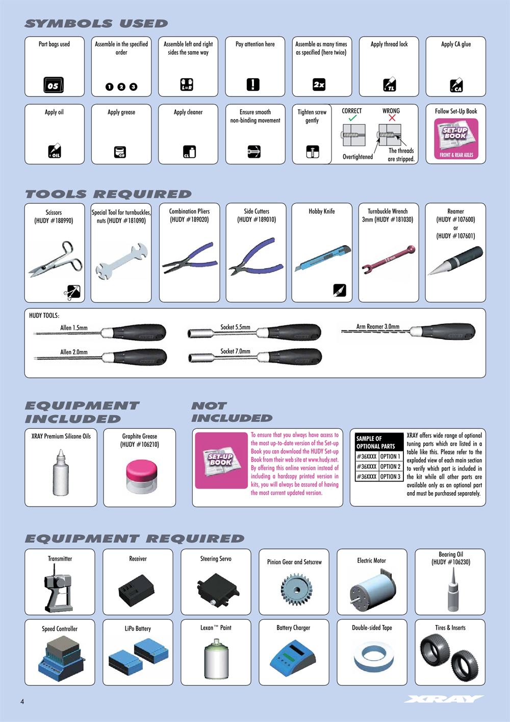 Xray - XB4 2015 (XB4'15) - 4WD - Manual - Page 4