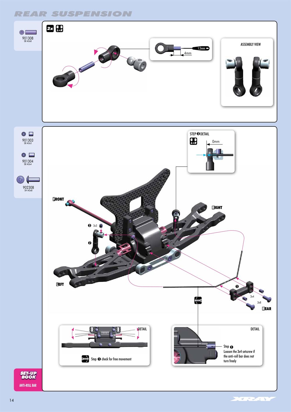 Xray - XB4 2015 (XB4'15) - 4WD - Manual - Page 14