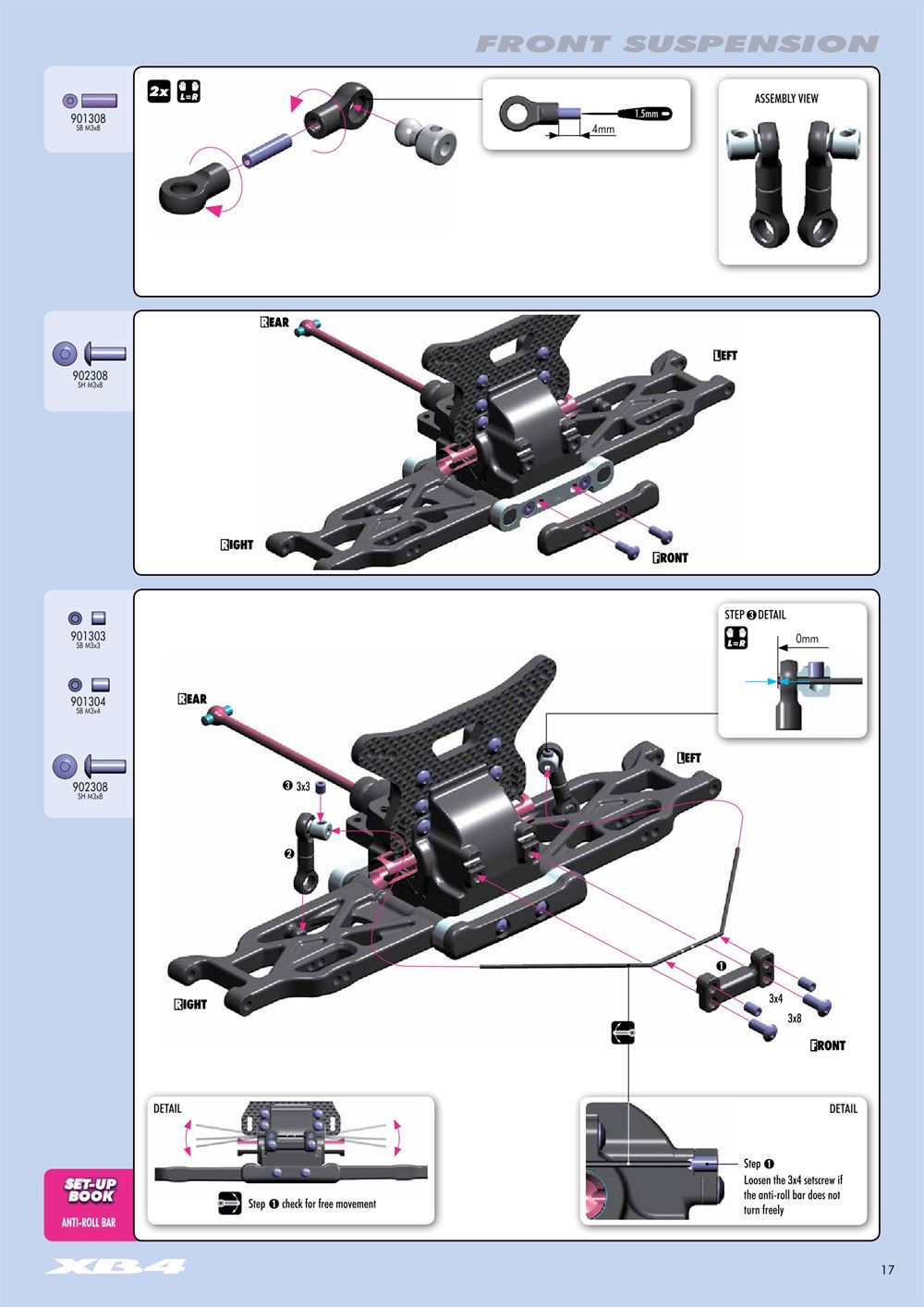 Xray - XB4 2015 (XB4'15) - 4WD - Manual - Page 17