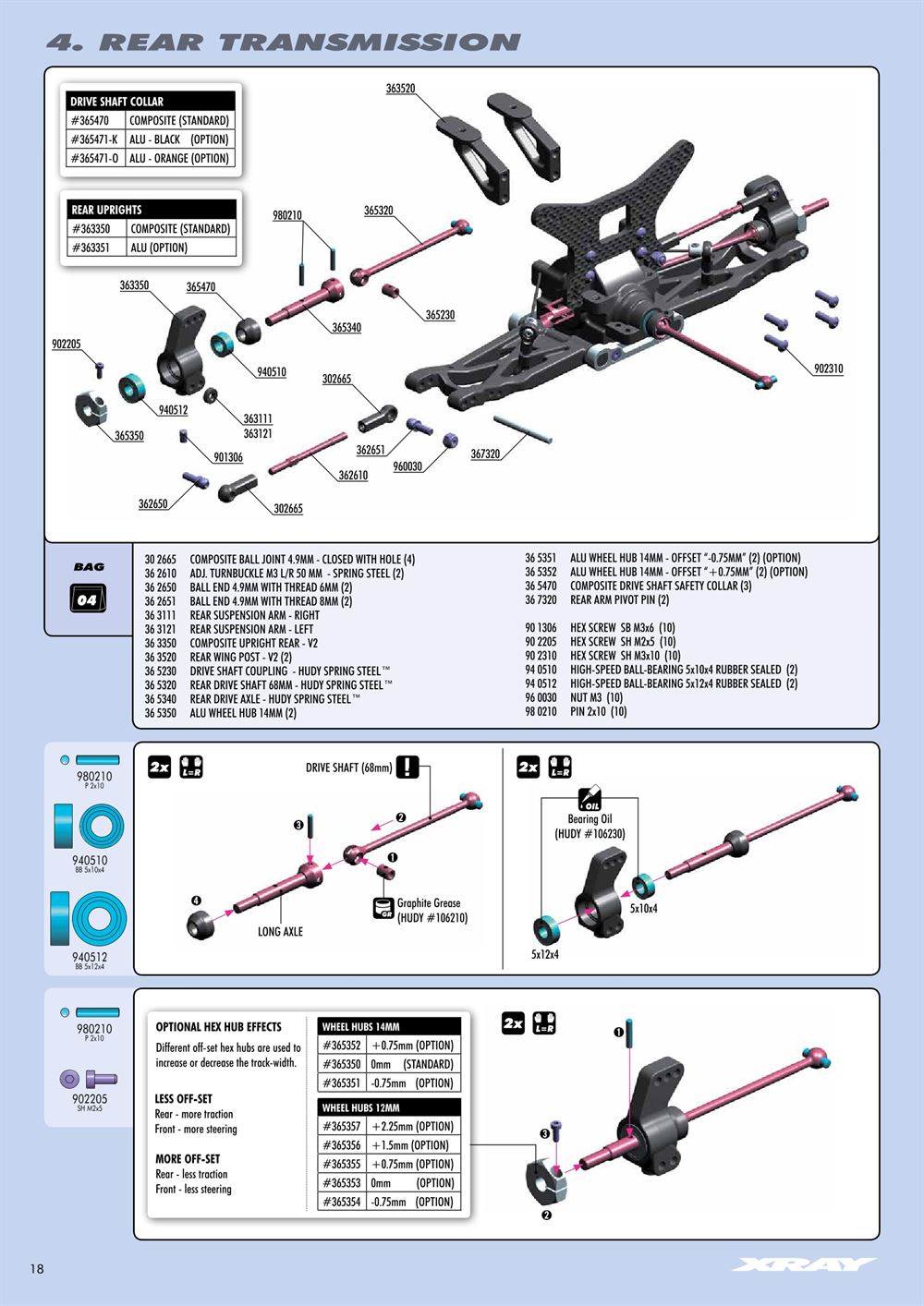 Xray - XB4 2015 (XB4'15) - 4WD - Manual - Page 18