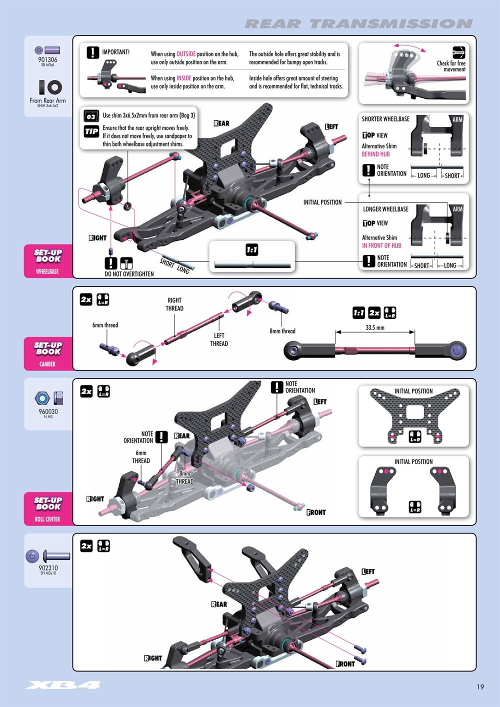 Xray - XB4 2015 (XB4'15) - 4WD - Manual - Page 19