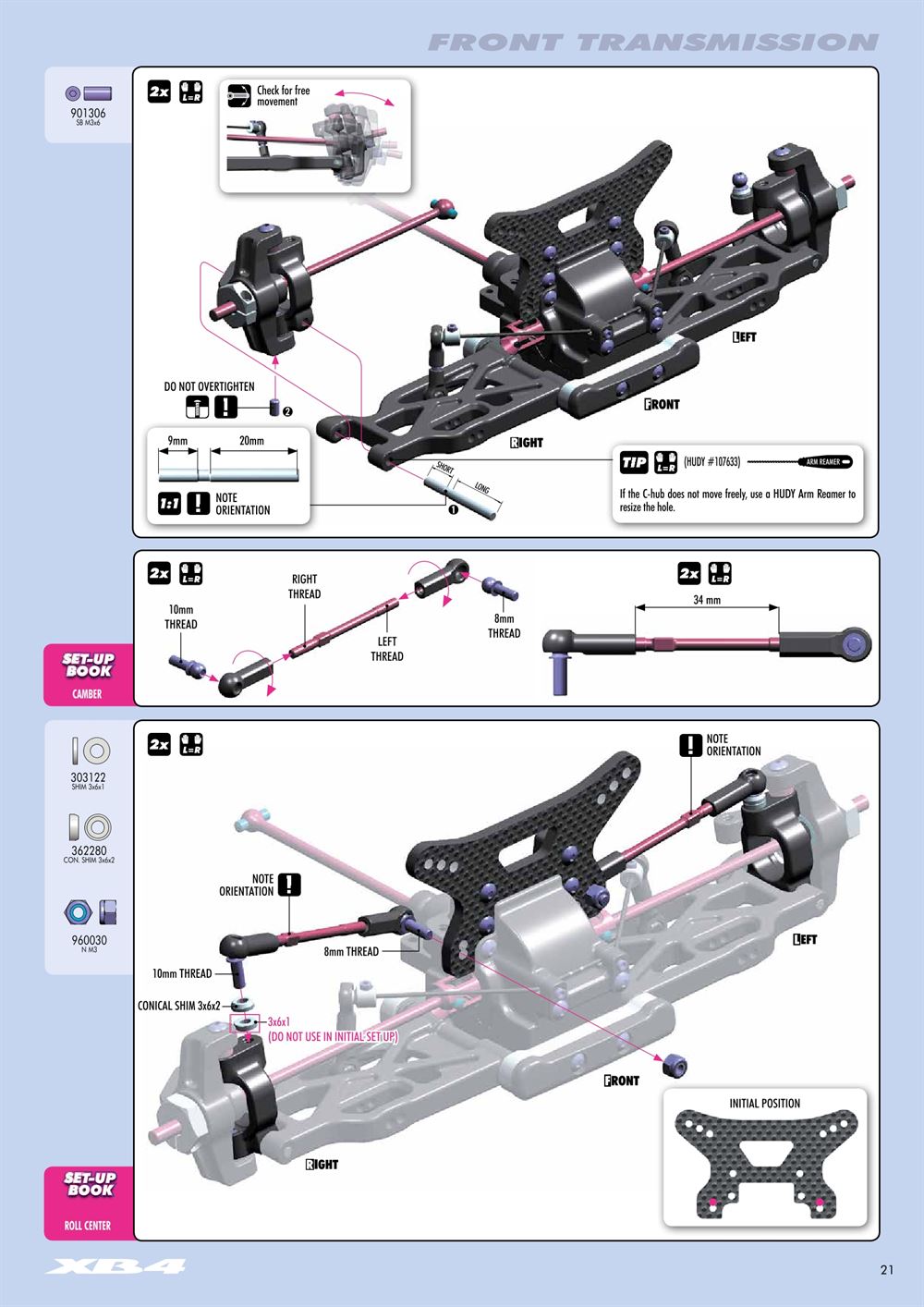 Xray - XB4 2015 (XB4'15) - 4WD - Manual - Page 21