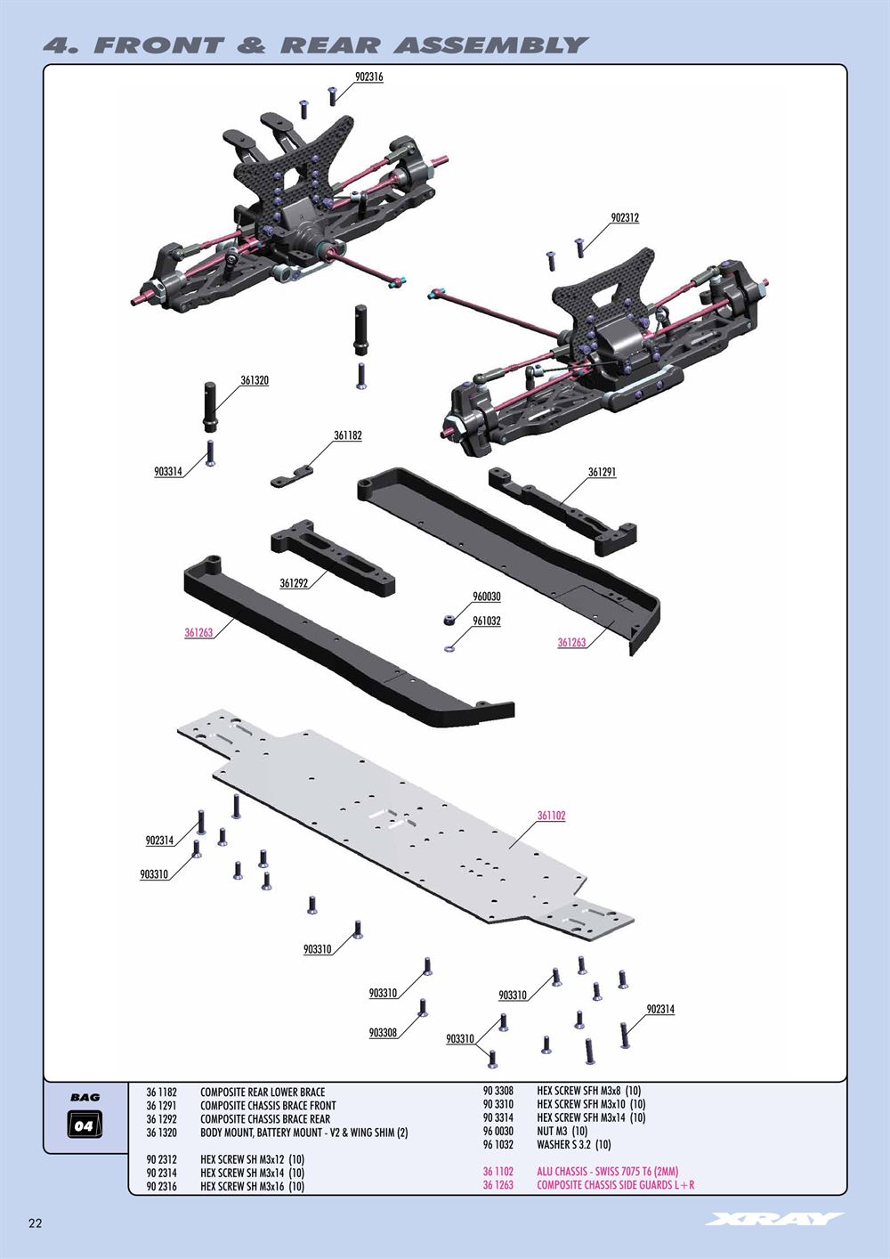 Xray - XB4 2015 (XB4'15) - 4WD - Manual - Page 22