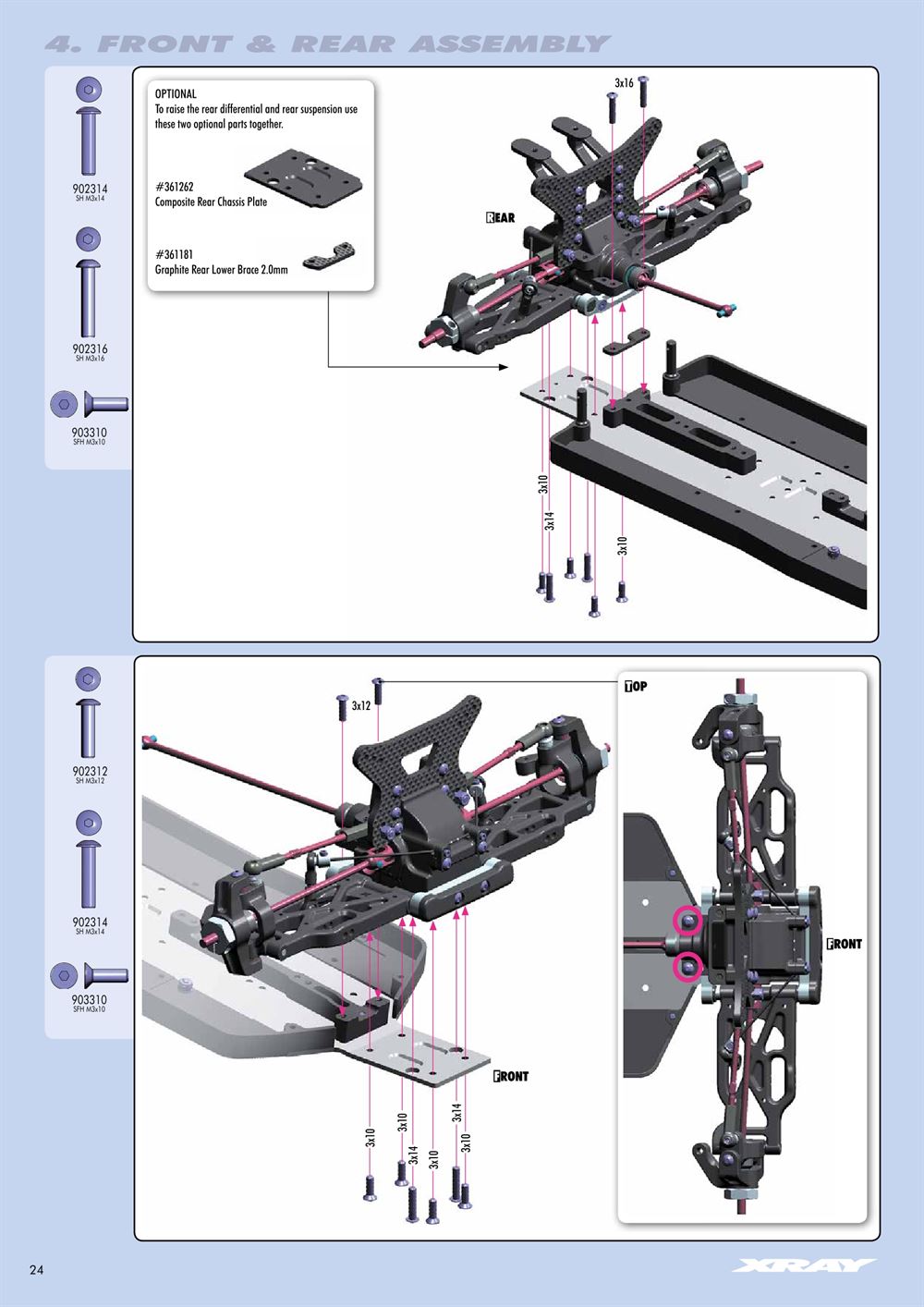 Xray - XB4 2015 (XB4'15) - 4WD - Manual - Page 24