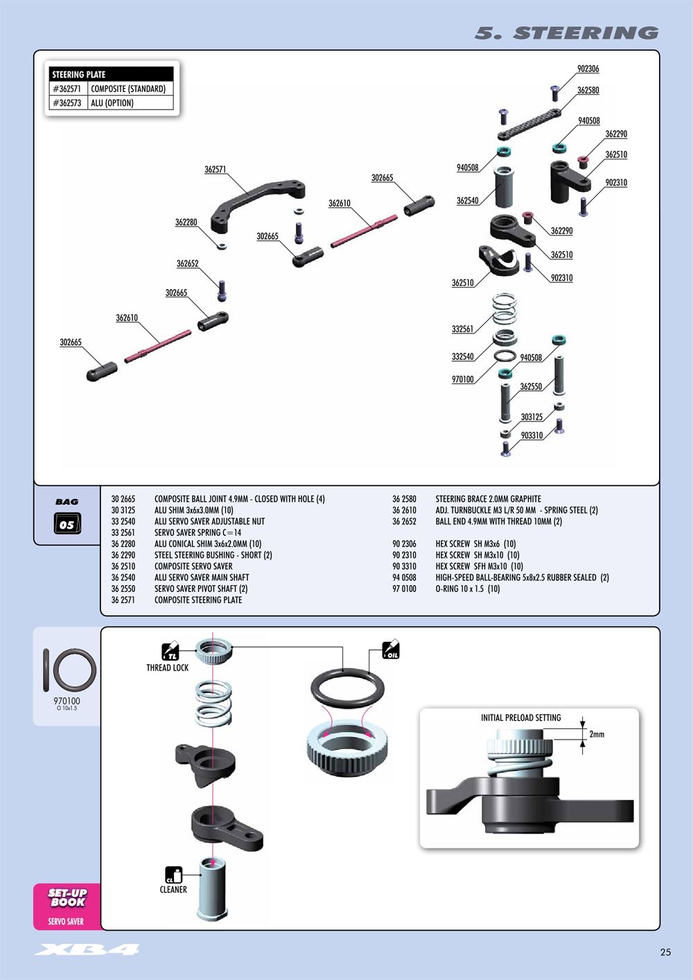 Xray - XB4 2015 (XB4'15) - 4WD - Manual - Page 25