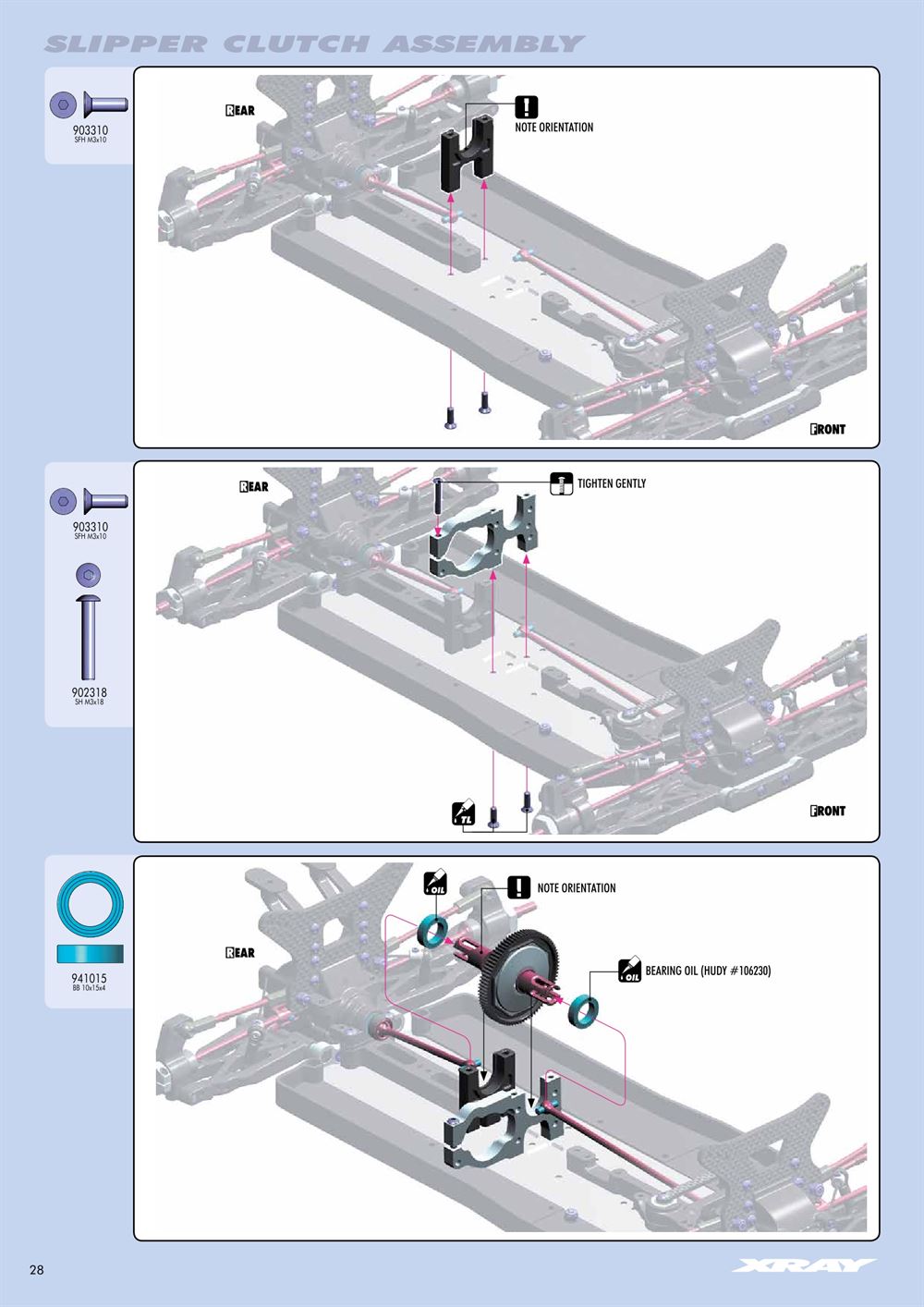 Xray - XB4 2015 (XB4'15) - 4WD - Manual - Page 28