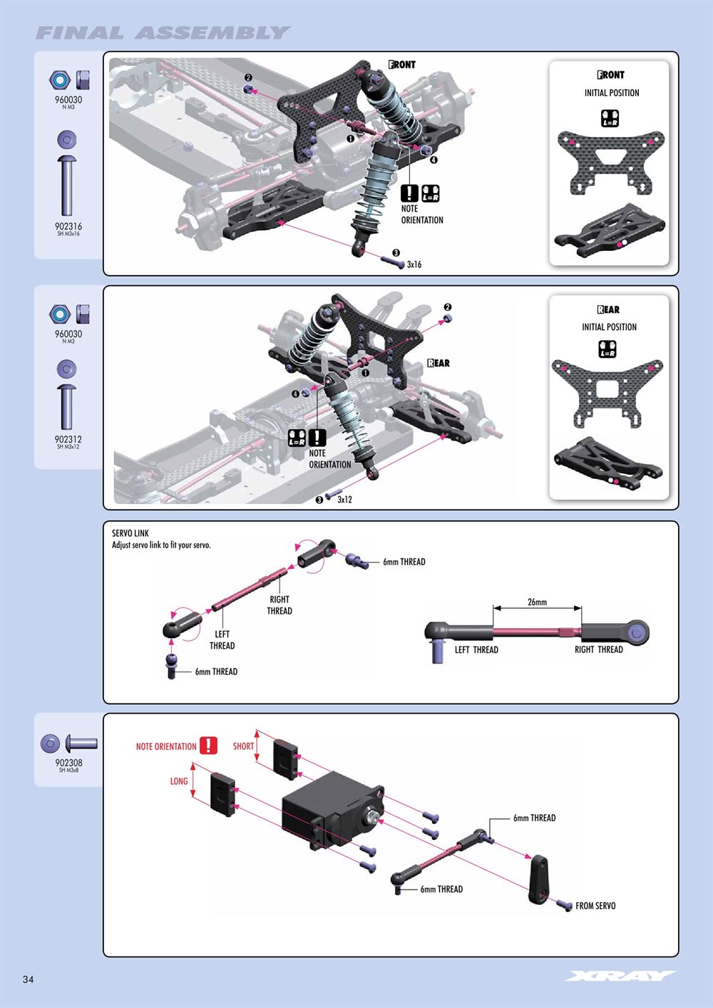 Xray - XB4 2015 (XB4'15) - 4WD - Manual - Page 34