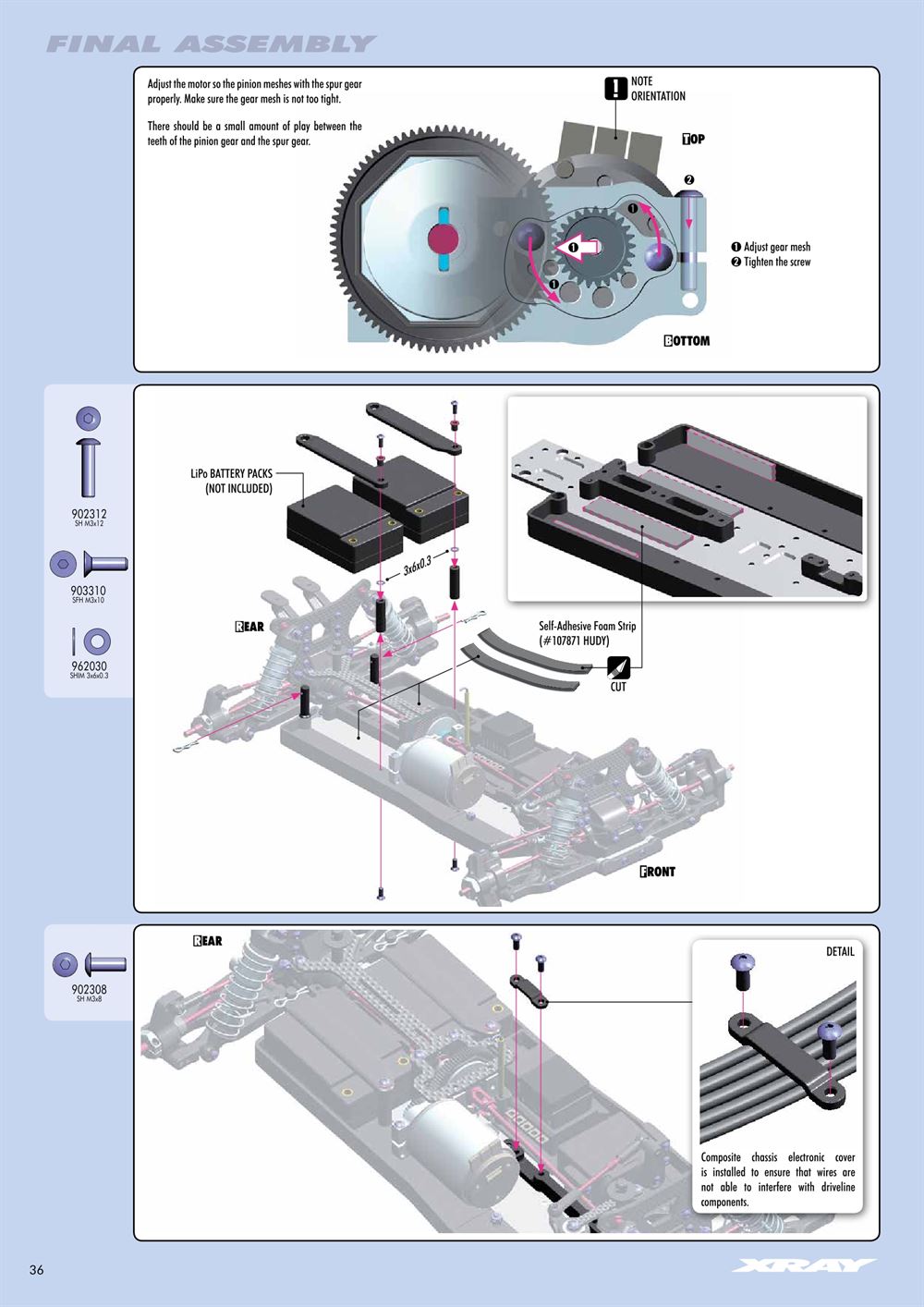 Xray - XB4 2015 (XB4'15) - 4WD - Manual - Page 36