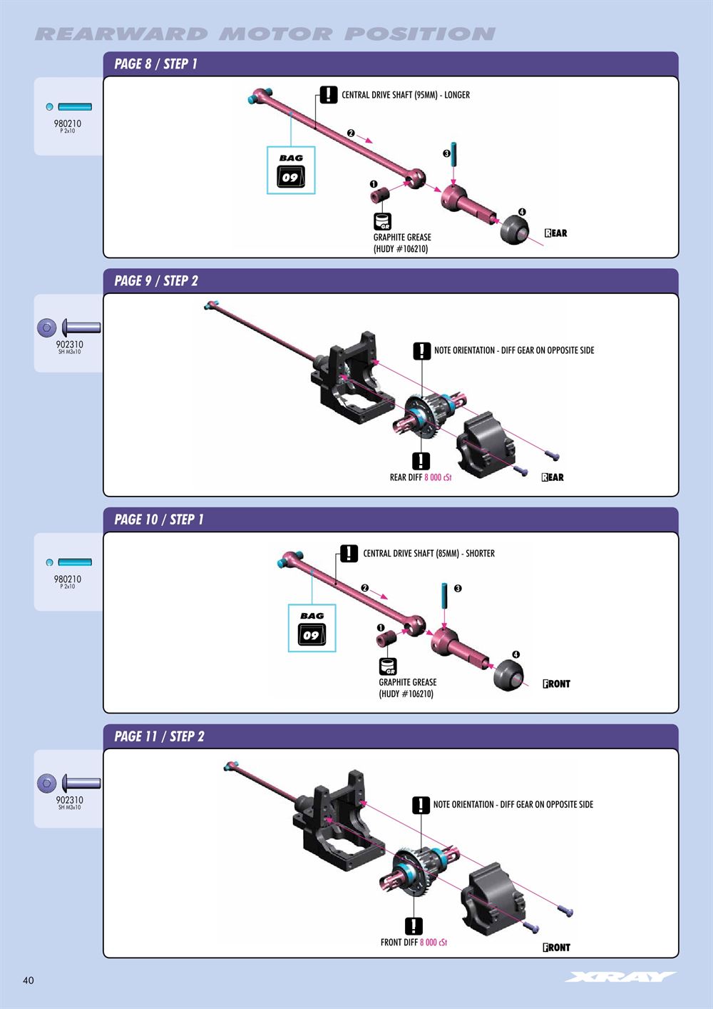 Xray - XB4 2015 (XB4'15) - 4WD - Manual - Page 40