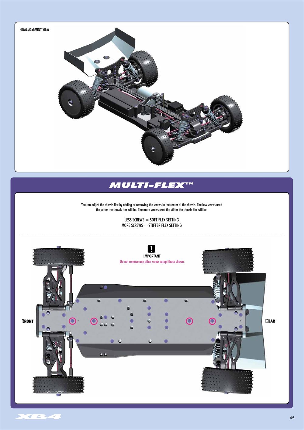 Xray - XB4 2015 (XB4'15) - 4WD - Manual - Page 45