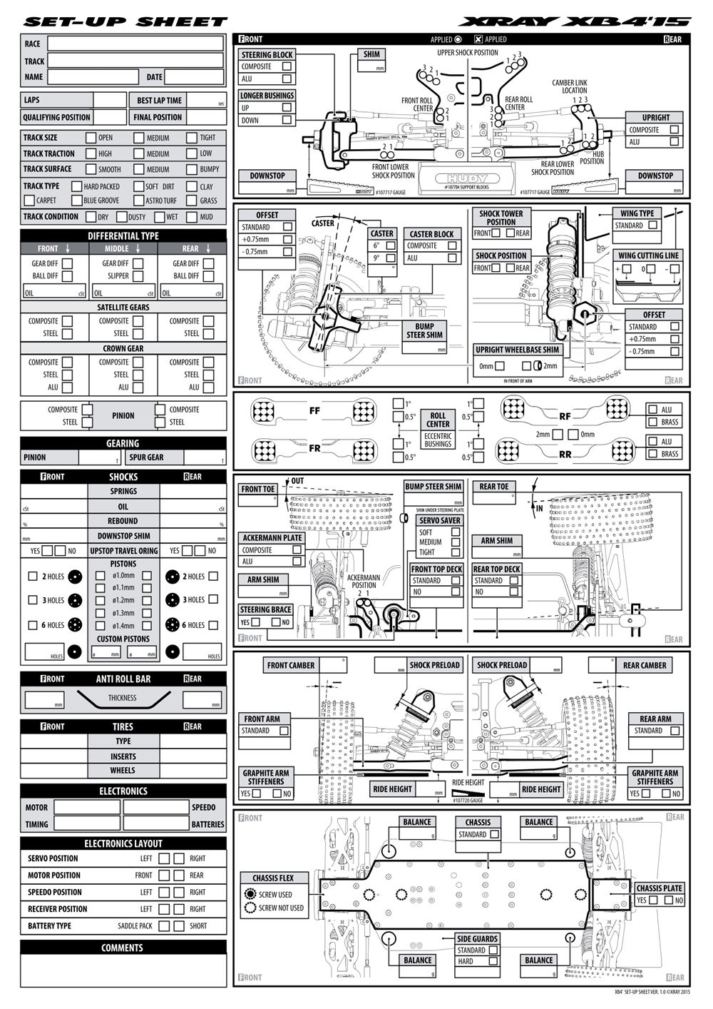 Xray - XB4 2015 (XB4'15) - 4WD - Manual - Page 47