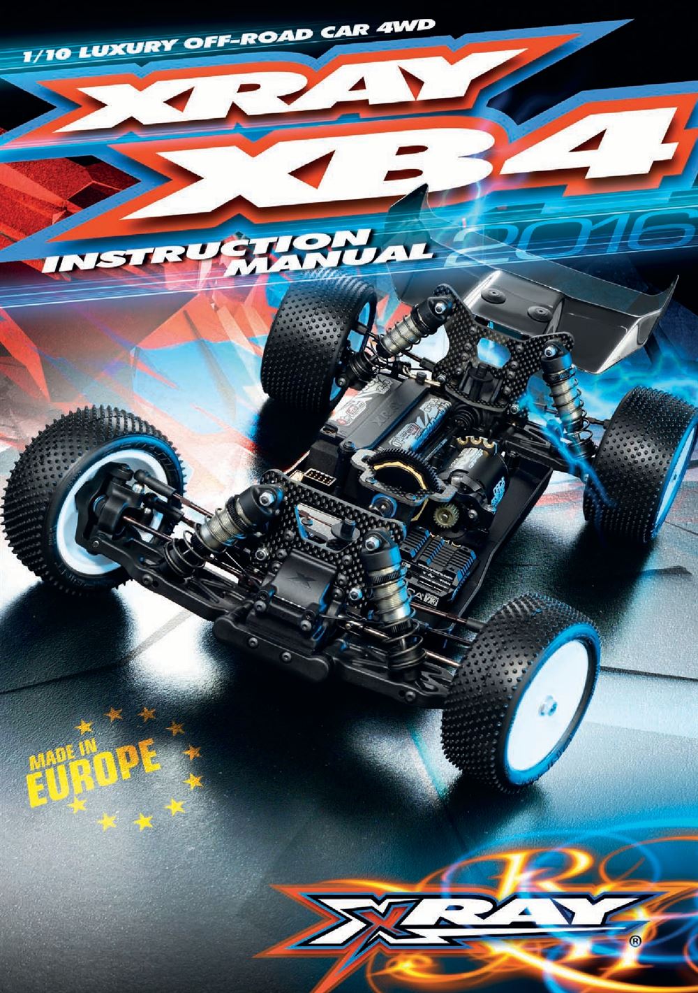 Xray - XB4 2016 (XB4'16) - 4WD - Manual - Page 1
