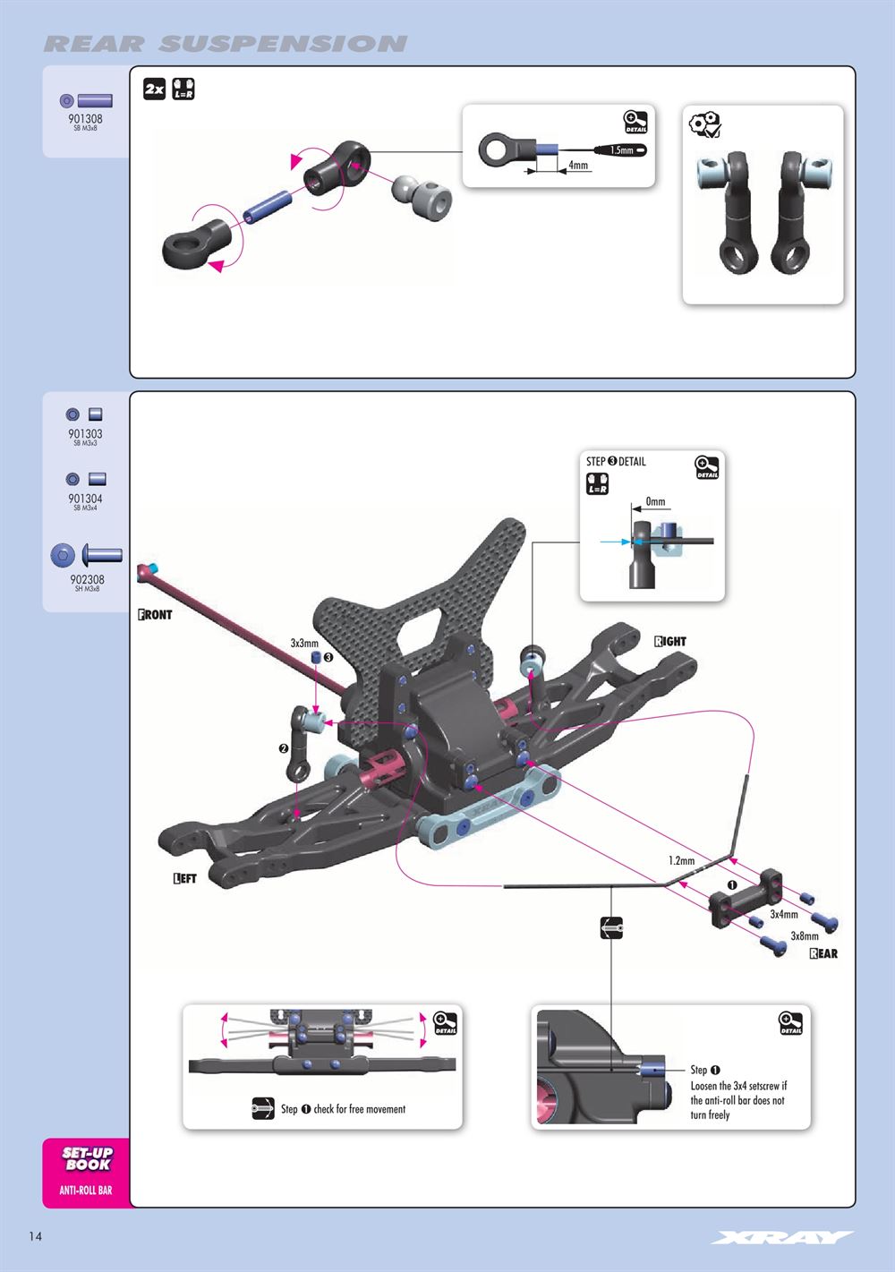 Xray - XB4 2016 (XB4'16) - 4WD - Manual - Page 14