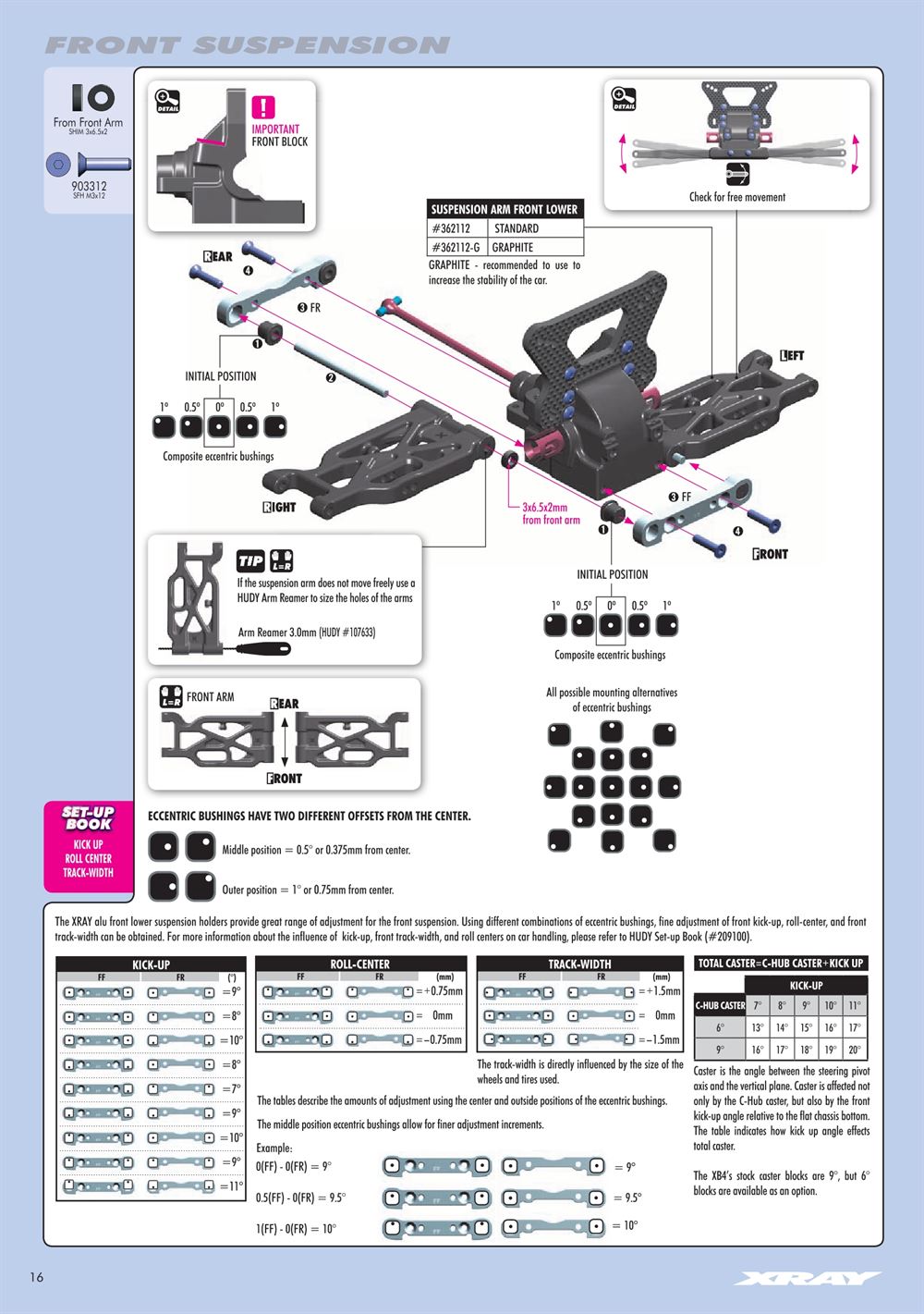 Xray - XB4 2016 (XB4'16) - 4WD - Manual - Page 16