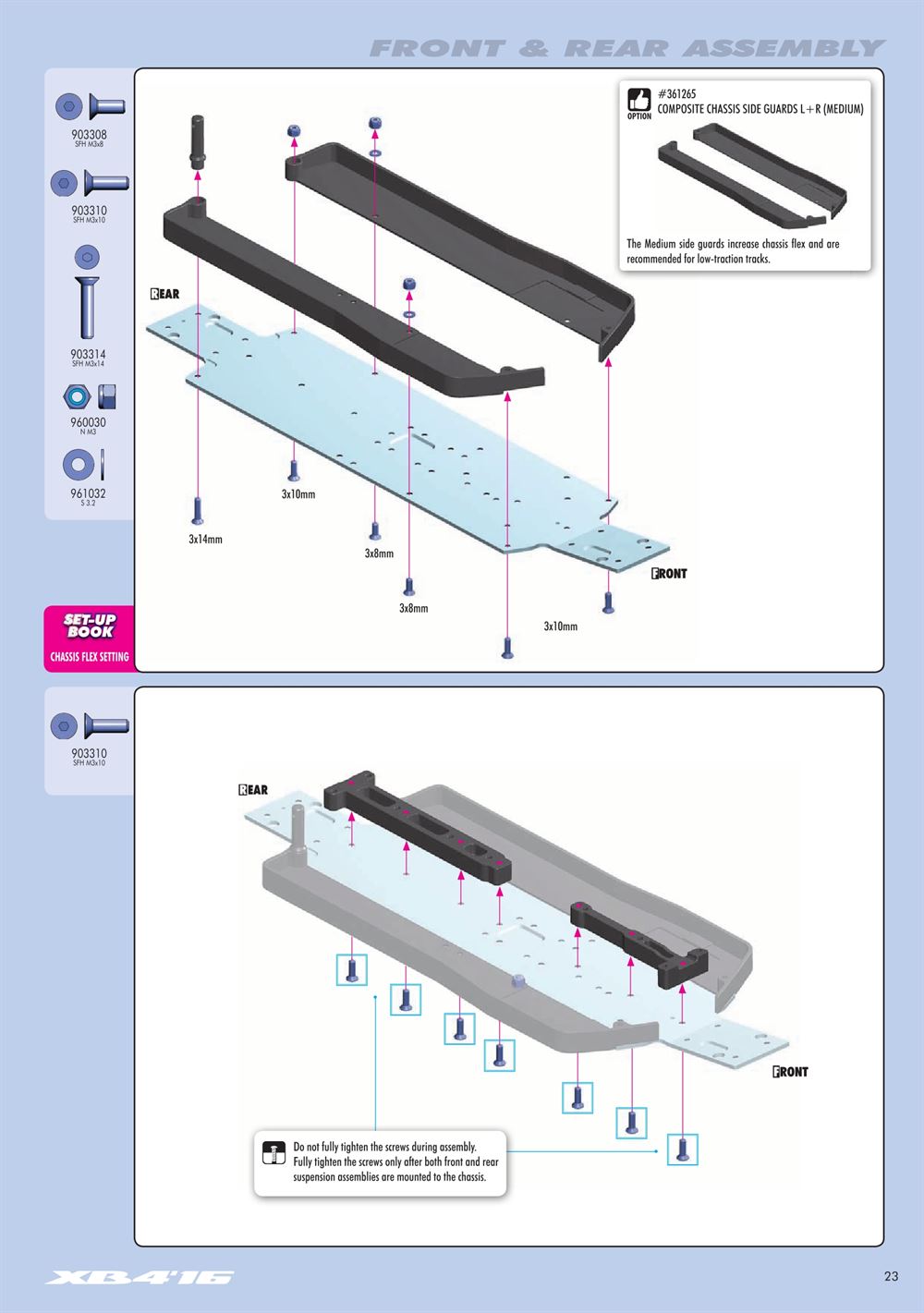 Xray - XB4 2016 (XB4'16) - 4WD - Manual - Page 23