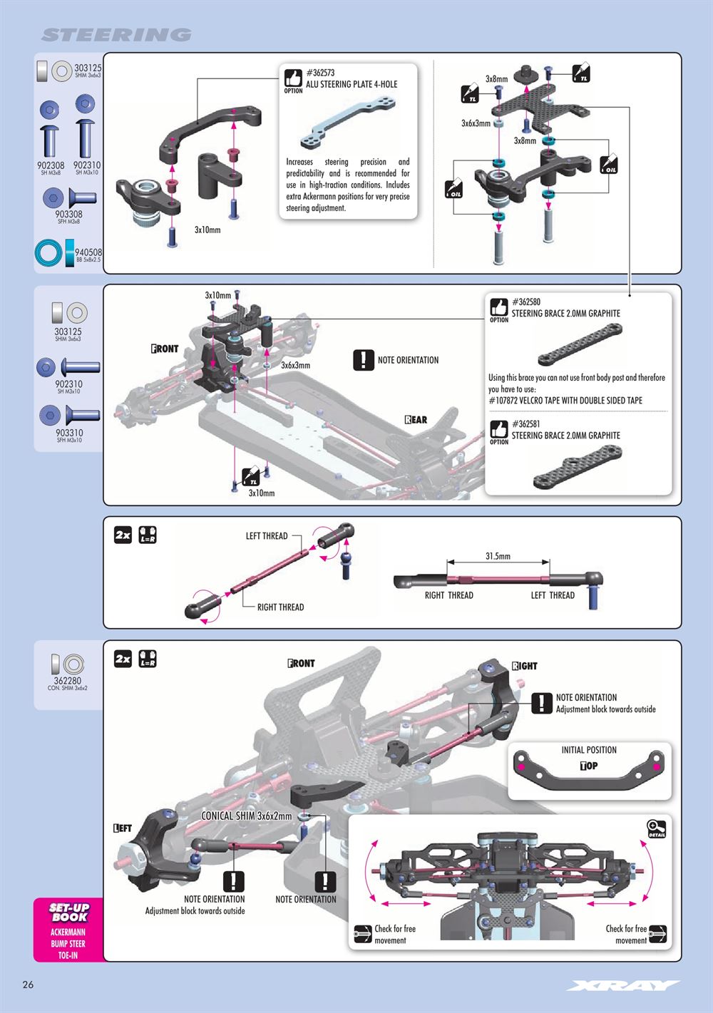 Xray - XB4 2016 (XB4'16) - 4WD - Manual - Page 26