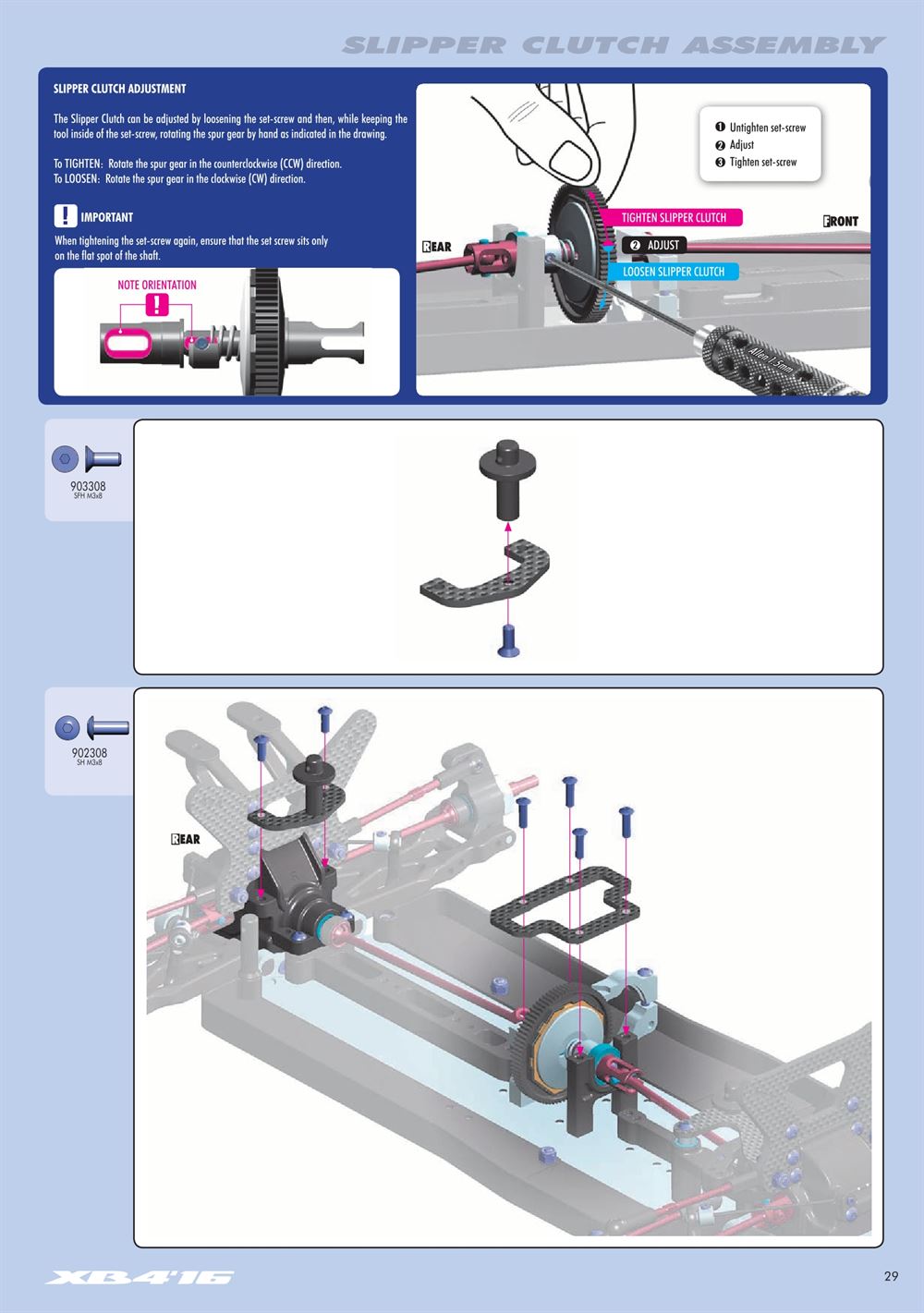 Xray - XB4 2016 (XB4'16) - 4WD - Manual - Page 29