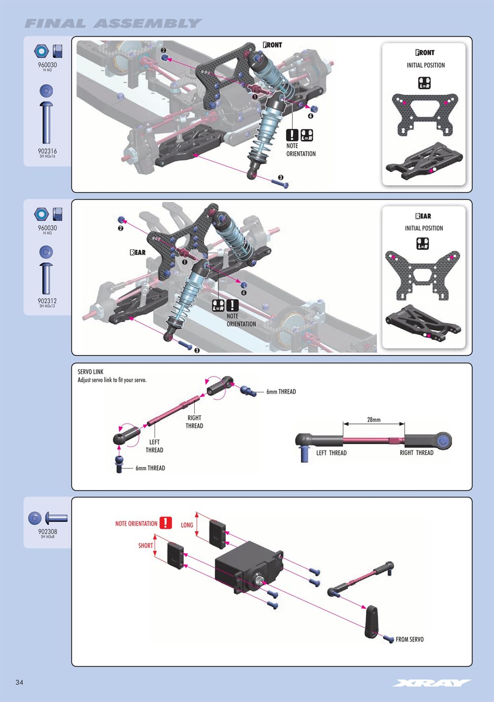 Xray - XB4 2016 (XB4'16) - 4WD - Manual - Page 34