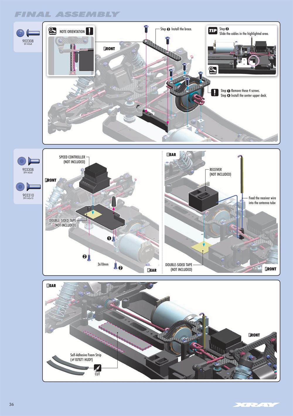 Xray - XB4 2016 (XB4'16) - 4WD - Manual - Page 36