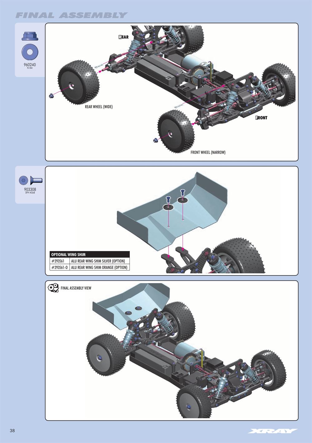 Xray - XB4 2016 (XB4'16) - 4WD - Manual - Page 38